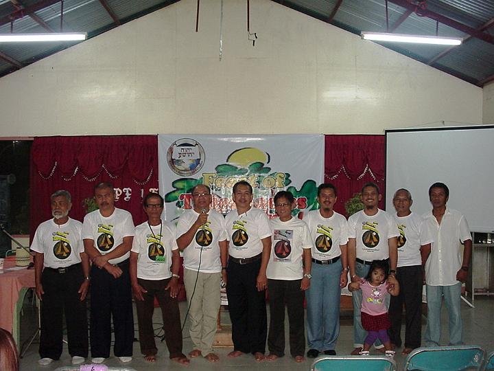 The men with their special number