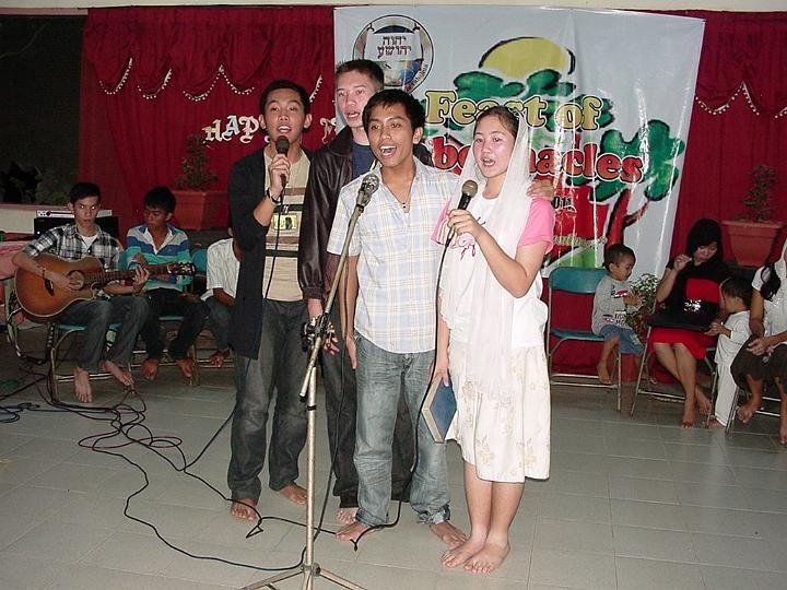 Youth singing joyfully!