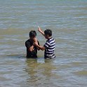 Elder Tadea baptizing Jay-R Bayawan