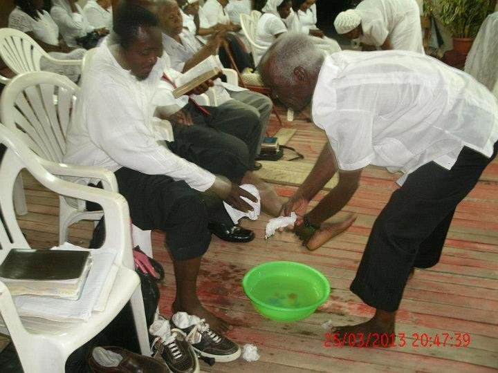 Men's Foot Washing