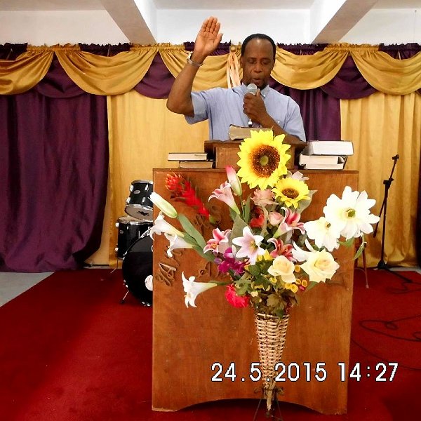 Closing prayer by Elder George Jno Baptiste