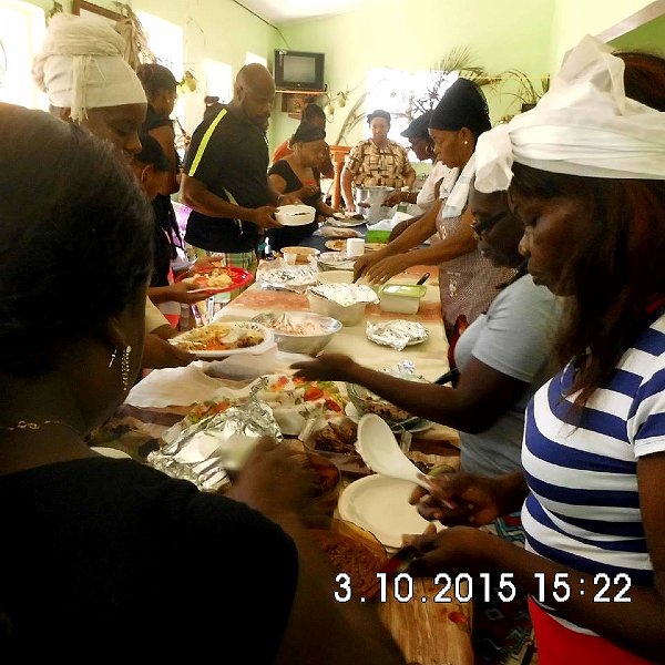 Boufet style lunch fellowship