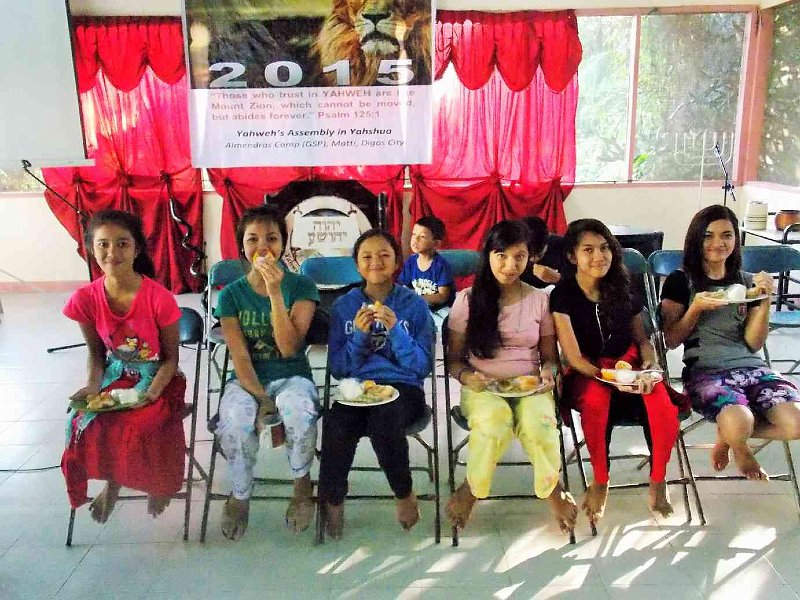 Enjoying the Breakfast