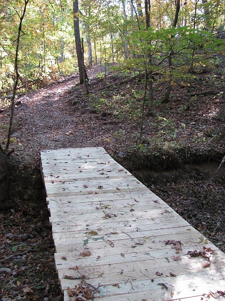 New bridge on trail on the way to the river 1067x800