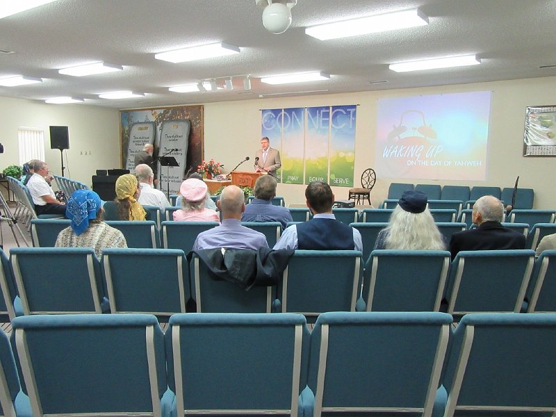 Elder David Presenting a Sermon