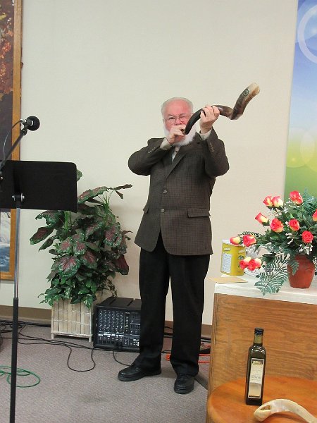 Trumpet Blast by Elder John to Gather