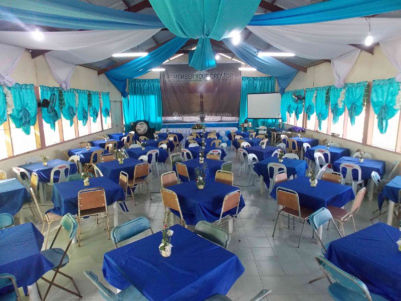 Venue is Ready for Fellowship Night