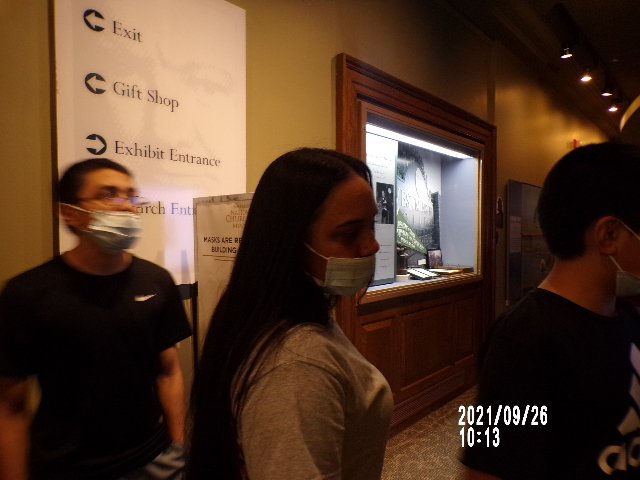 Winston Musuem masks required